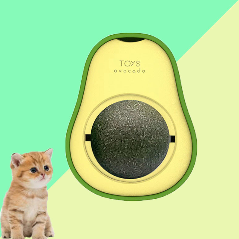 Avocado Cat 360 Rotating Ball