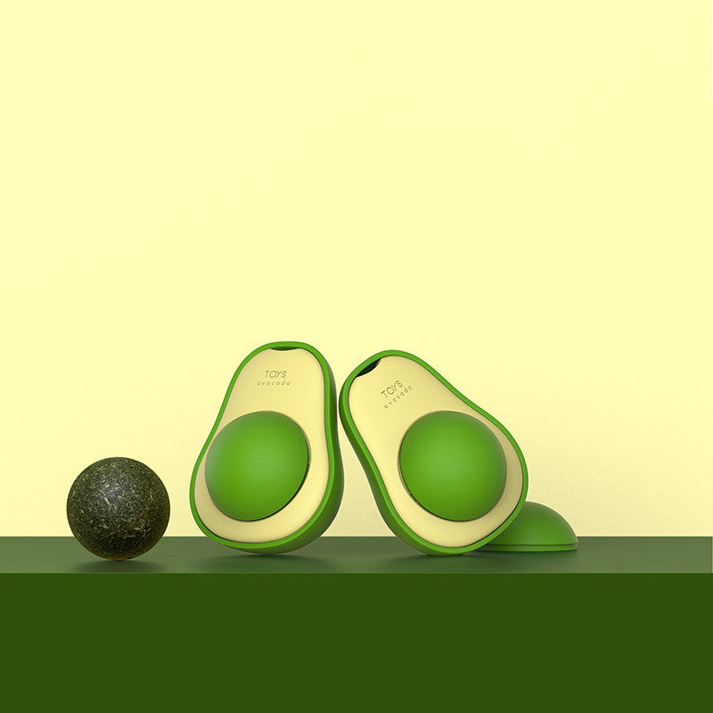 Avocado Cat 360 Rotating Ball