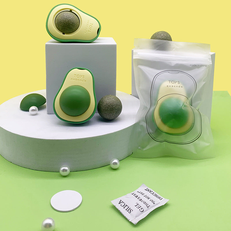 Avocado Cat 360 Rotating Ball