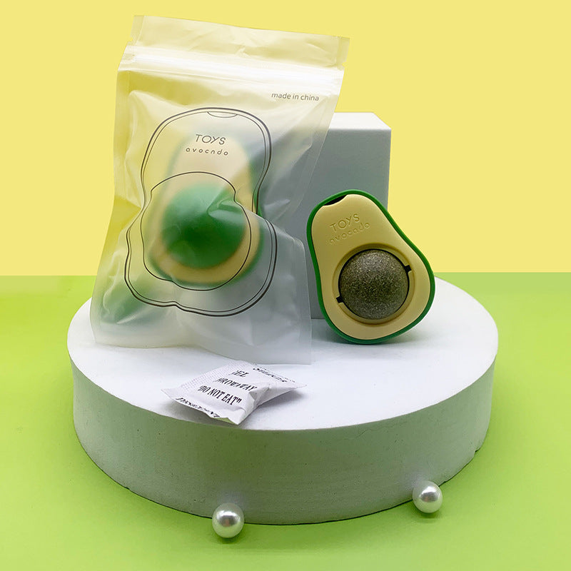 Avocado Cat 360 Rotating Ball