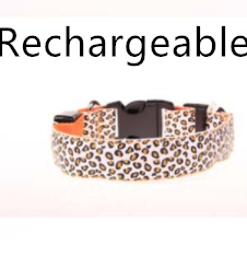 LED Leopard Pet Collar