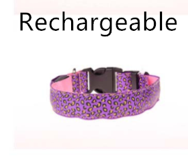 LED Leopard Pet Collar