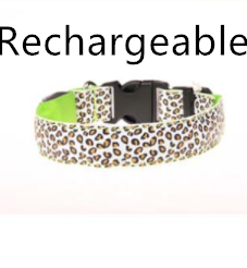 LED Leopard Pet Collar