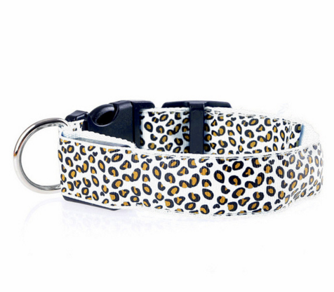 LED Leopard Pet Collar