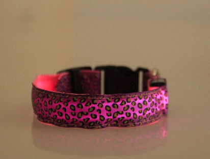 LED Leopard Pet Collar