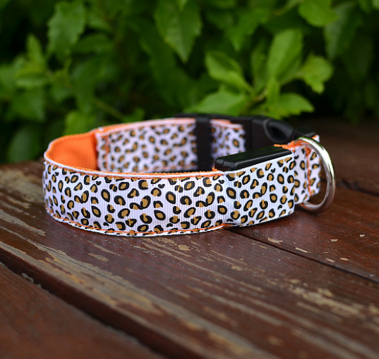 LED Leopard Pet Collar